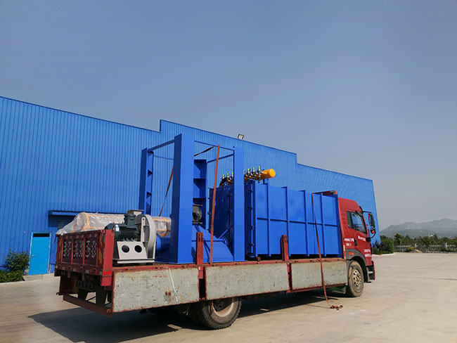 用于新材料行業(yè)的脈沖式布袋除塵器發(fā)貨啦！